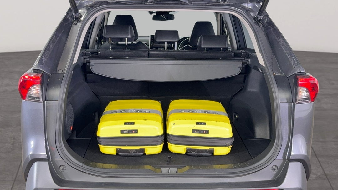 Boot Inside View with Luggage