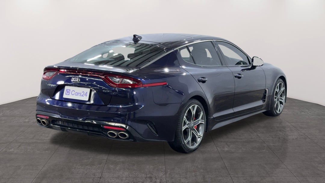2019 Kia Stinger Gt (red Leather), Automatic, 122905 km, Right Back Diagonal (45- Degree) View