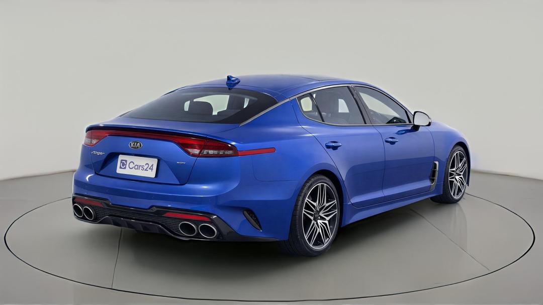 2021 Kia Stinger Gt (black Leather), Automatic, 45027 km, Right Back Diagonal (45- Degree) View