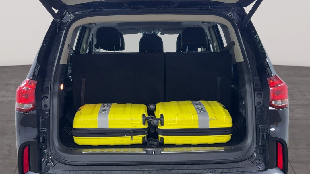 Boot Inside View with Luggage