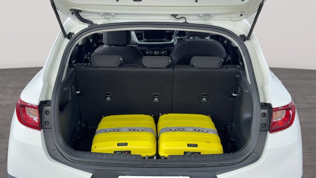 Boot Inside View with Luggage