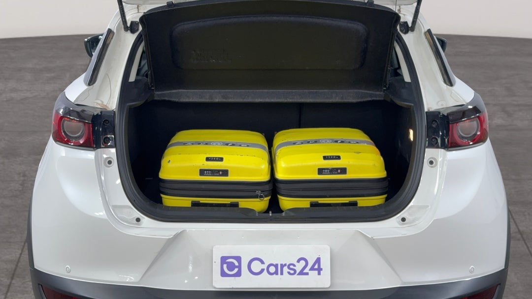 Boot Inside View with Luggage