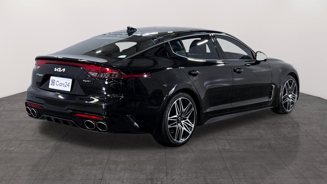 2022 Kia Stinger Gt (red Leather), Automatic, 36687 km, Right Back Diagonal (45- Degree) View
