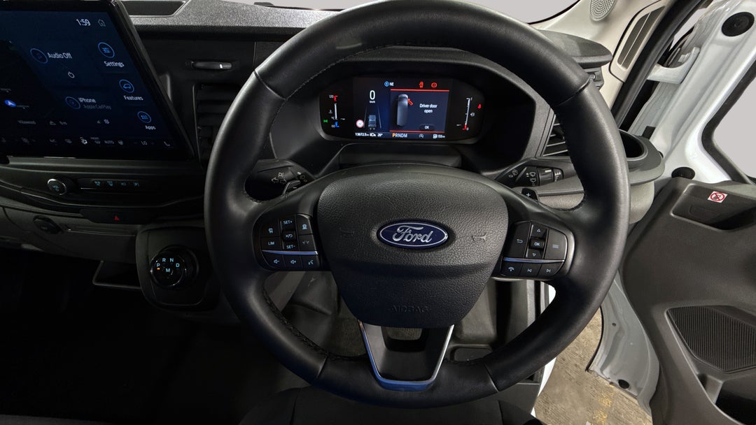 2024 Ford Transit 350l Lwb (RWD) Srw, Automatic, 13672 km, Steering Wheel Close-up