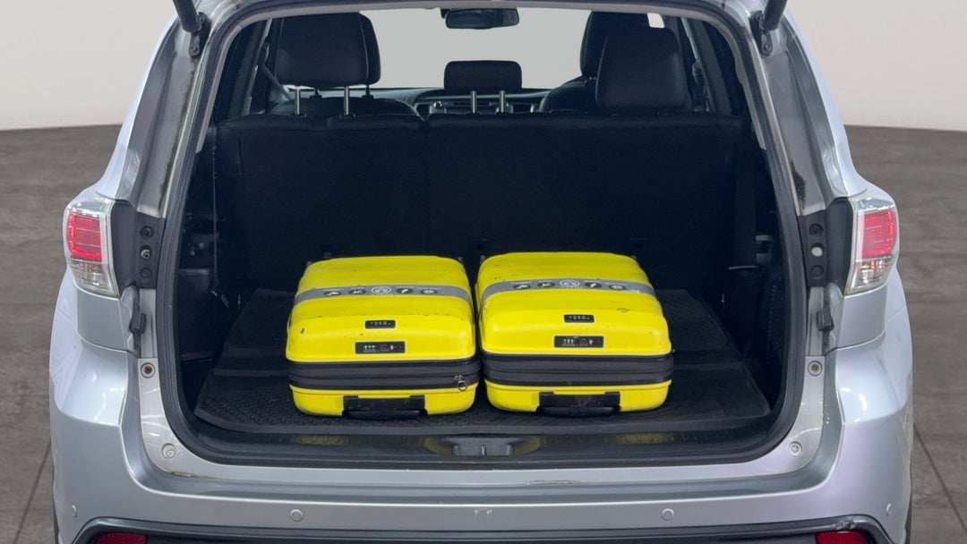 Boot Inside View with Luggage