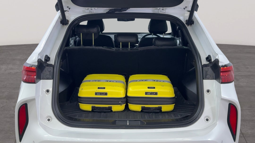 Boot Inside View with Luggage