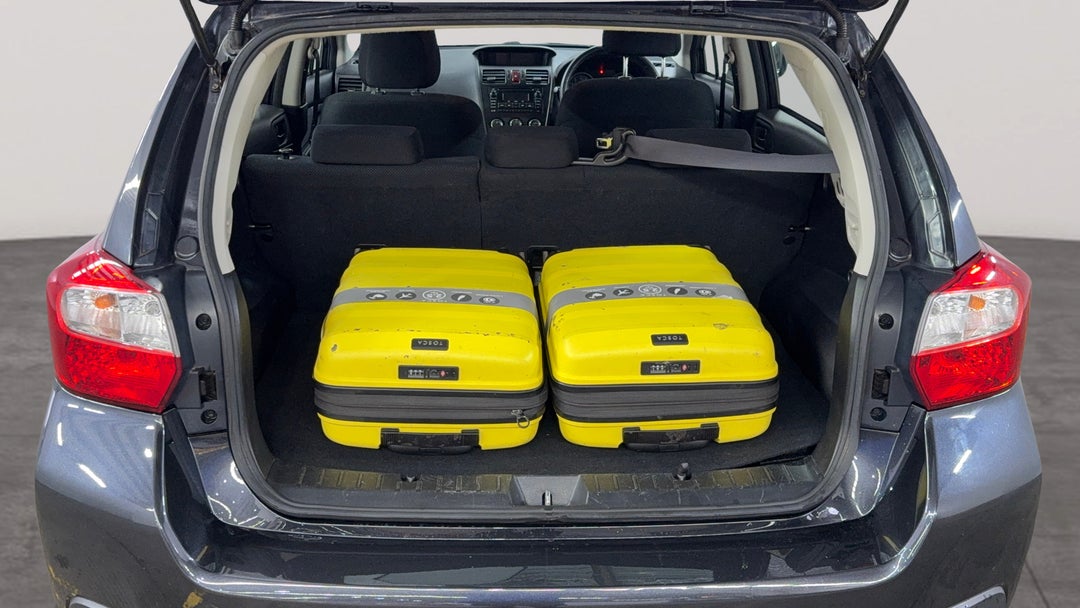 Boot Inside View with Luggage