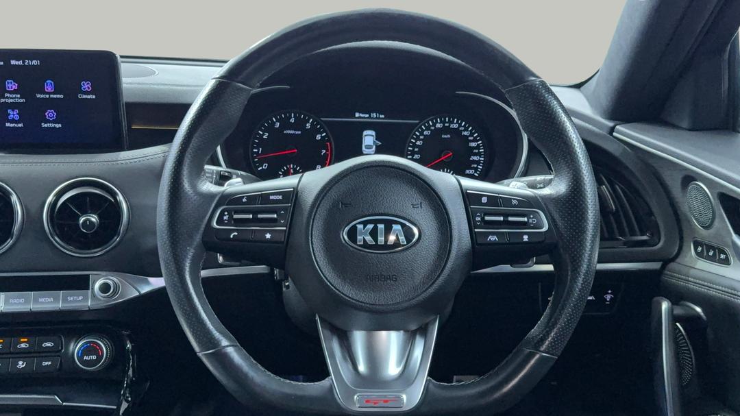 2021 Kia Stinger Gt (black Leather), Automatic, 45027 km, Steering Wheel Close-up
