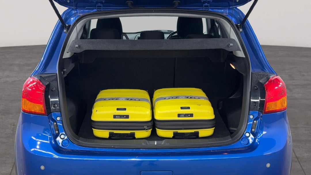 Boot Inside View with Luggage