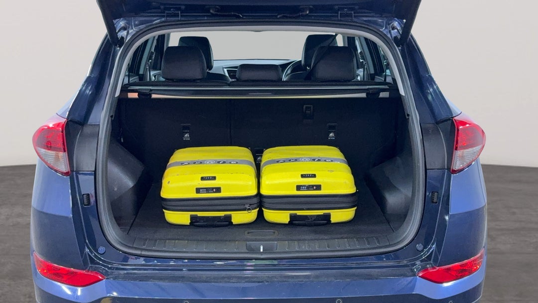 Boot Inside View with Luggage