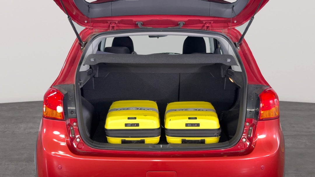 Boot Inside View with Luggage