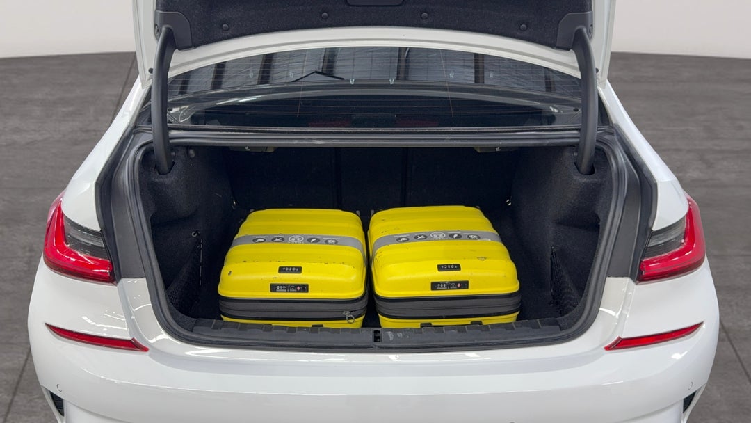 Boot Inside View with Luggage