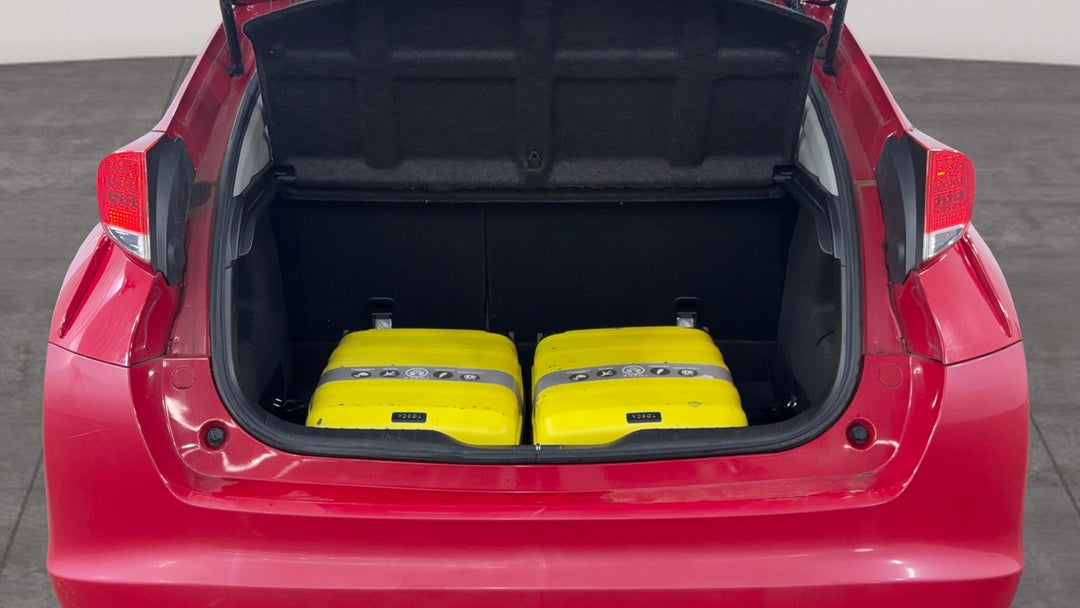 Boot Inside View with Luggage
