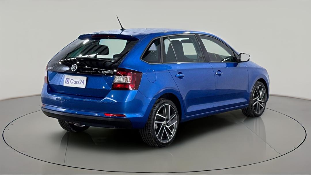 2018 SKODA Rapid Spaceback 92 Tsi, Automatic, 52040 km, Right Back Diagonal (45- Degree) View