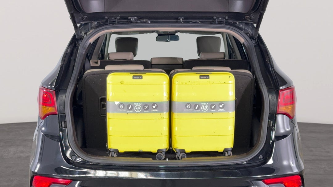 Boot Inside View with Luggage