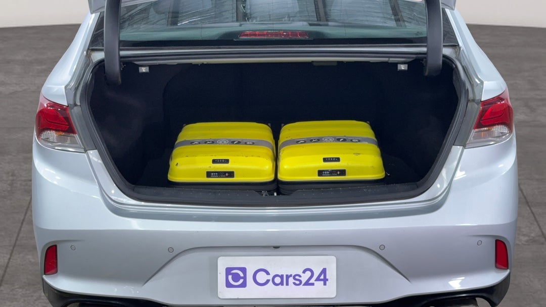 Boot Inside View with Luggage