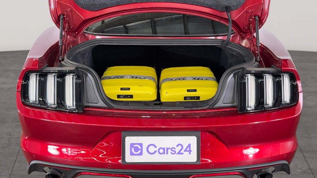 Boot Inside View with Luggage