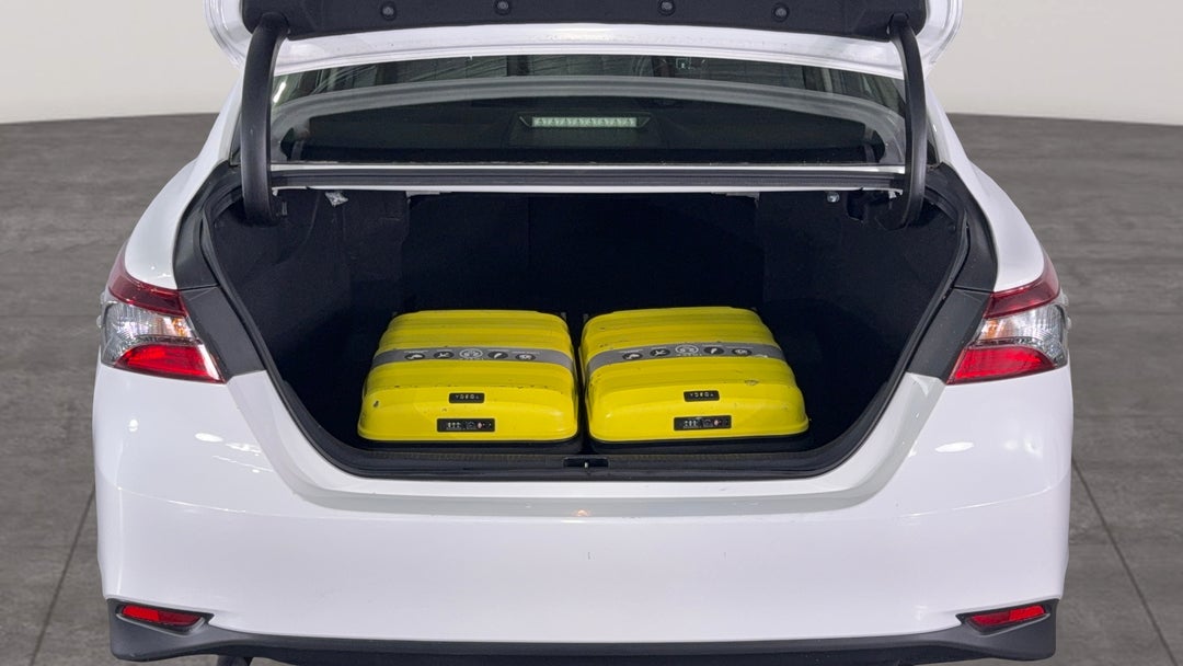 Boot Inside View with Luggage