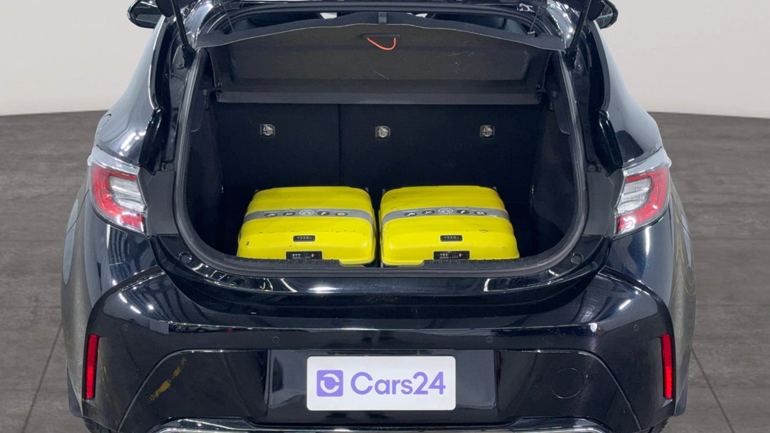 Boot Inside View with Luggage