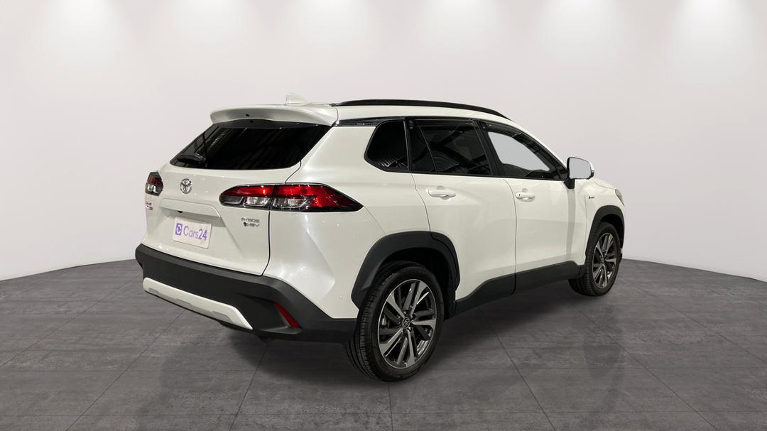 2024 Toyota Corolla Cross Atmos 2WD Hybrid, Automatic, 16977 km, Right Back Diagonal (45- Degree) View