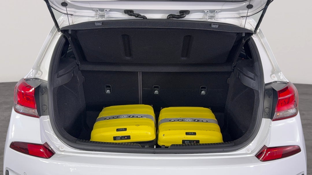 Boot Inside View with Luggage