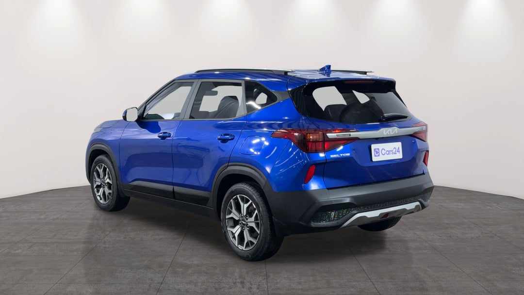 2021 Kia Seltos Sport+ (fwd), Automatic, 112619 km, Left Back Diagonal (45- Degree) View
