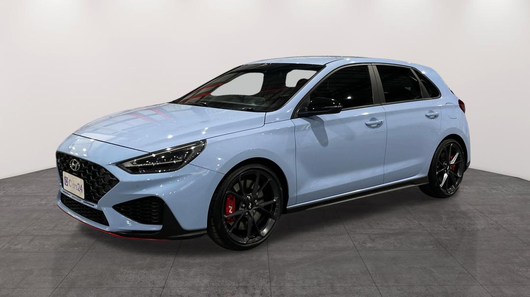 2021 Hyundai i30 N Line Premium, Manual, 31497 km, Left Front Diagonal (45- Degree) View
