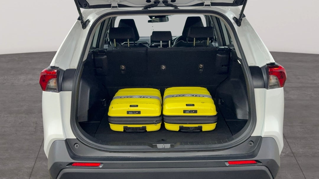 Boot Inside View with Luggage