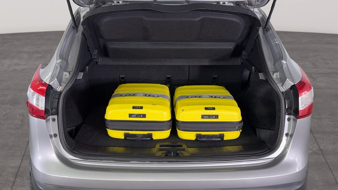 Boot Inside View with Luggage