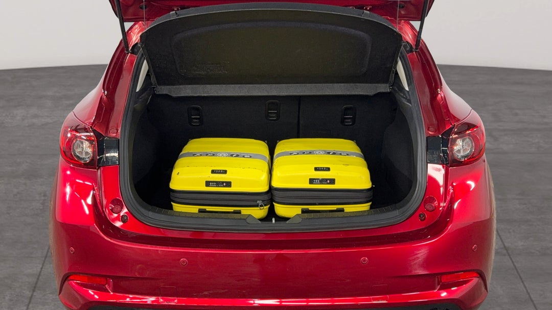 Boot Inside View with Luggage