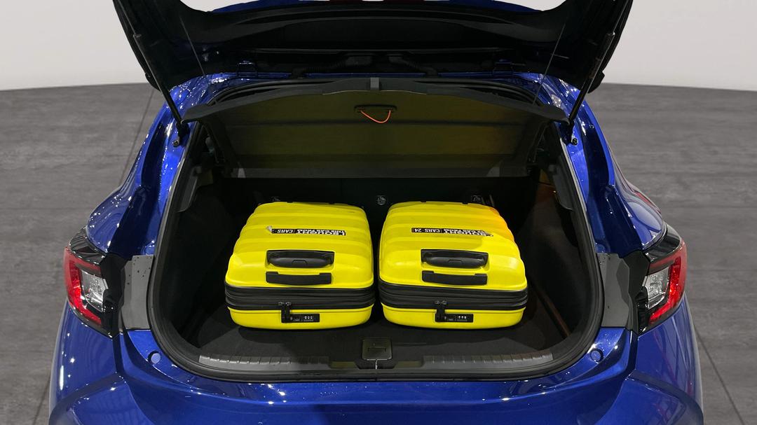 2025 Toyota Corolla Sx Hybrid, Automatic, 11254 km, Boot Inside View with Luggage