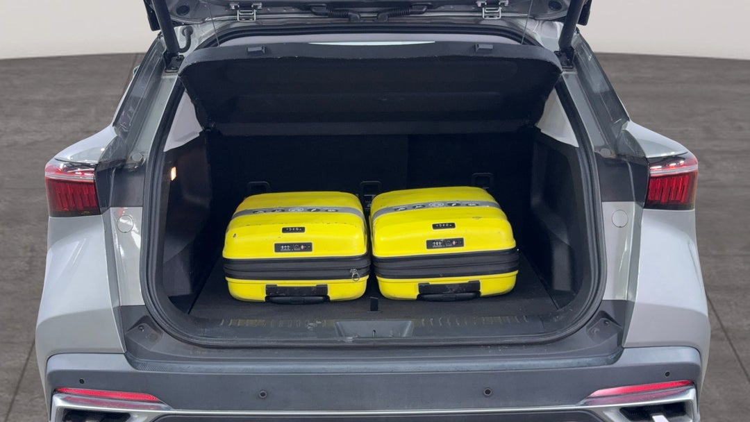 Boot Inside View with Luggage