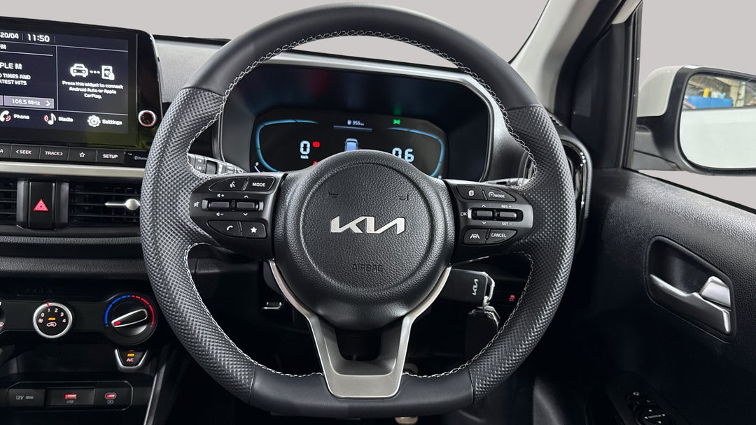2025 Kia Picanto Gt Line (pe2), Manual, 5629 km, Steering Wheel Close-up