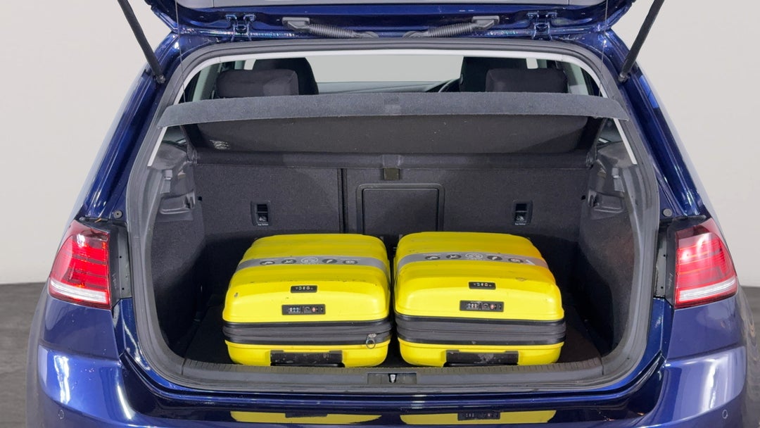 Boot Inside View with Luggage