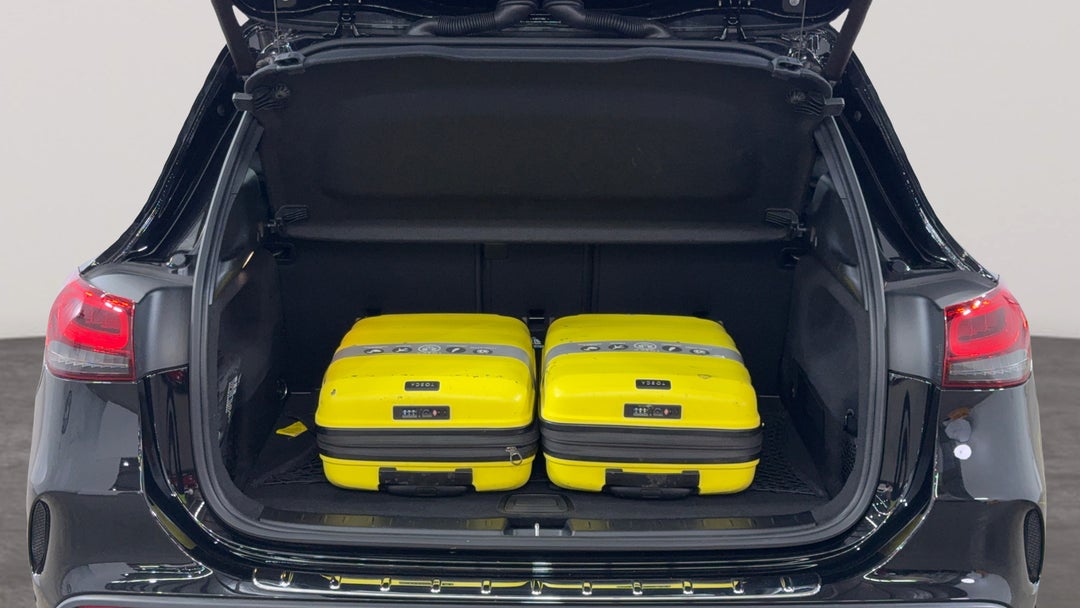Boot Inside View with Luggage