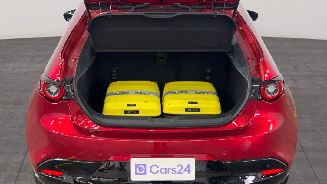 Boot Inside View with Luggage