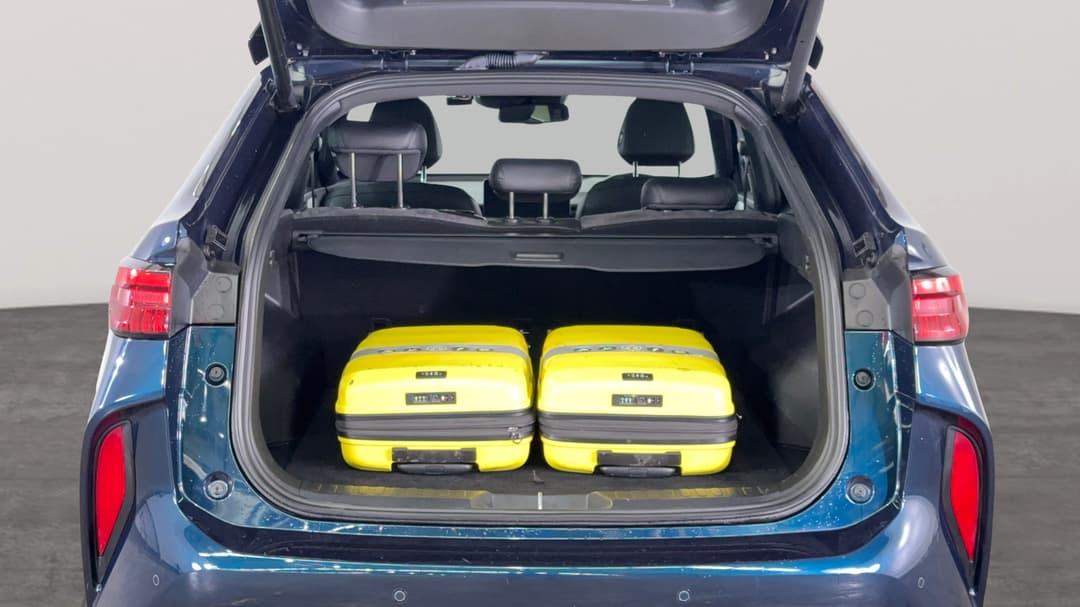 Boot Inside View with Luggage