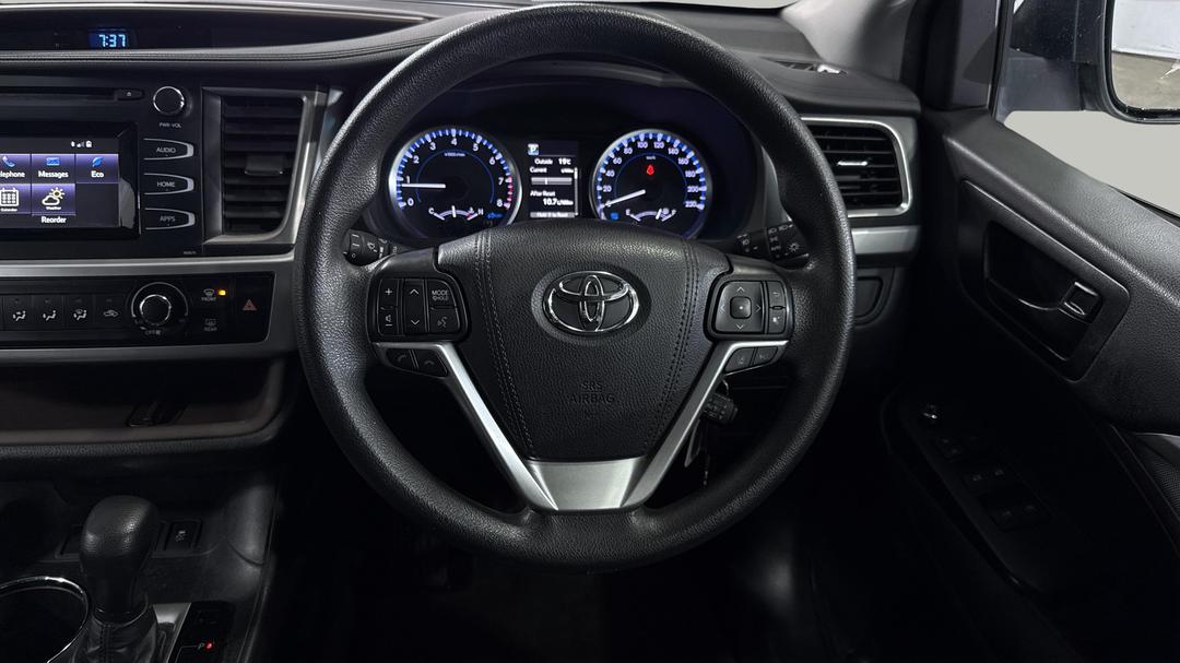 2018 Toyota Kluger Gx (4x2), Automatic, 76982 km, Steering Wheel Close-up
