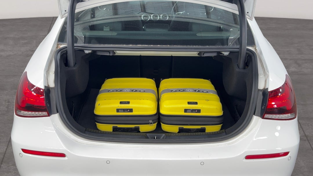 Boot Inside View with Luggage