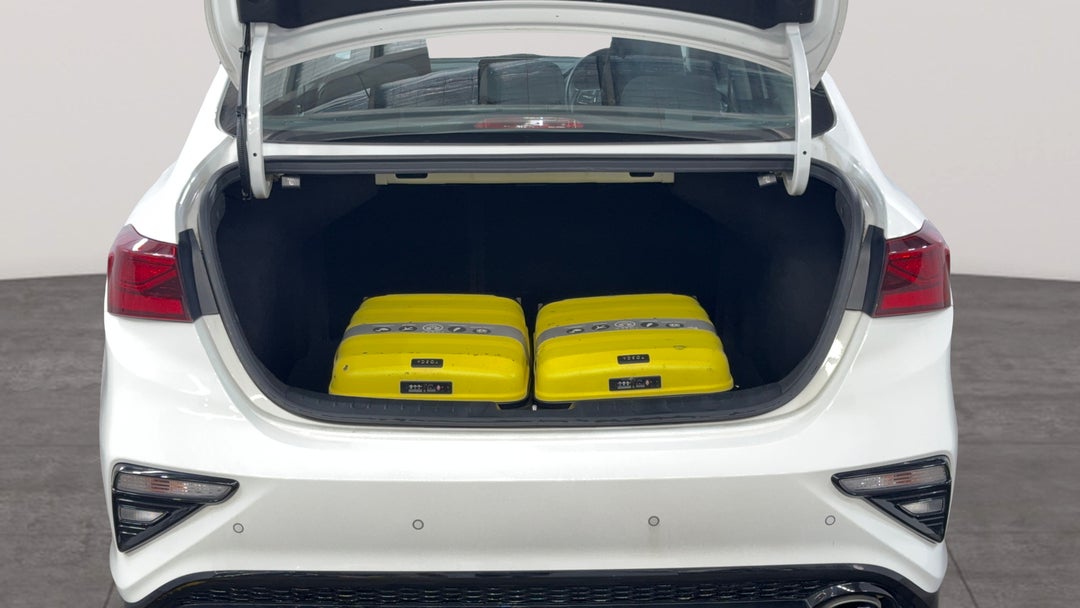 Boot Inside View with Luggage