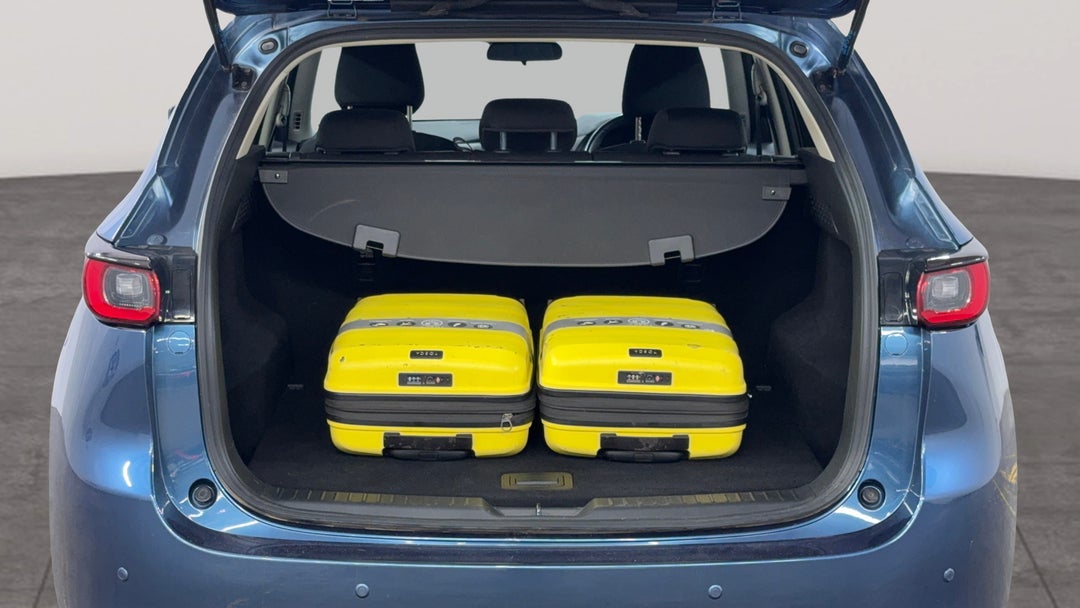 Boot Inside View with Luggage