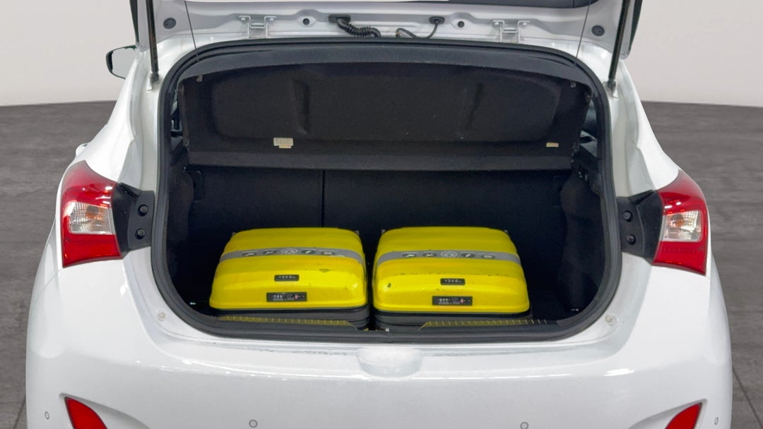 Boot Inside View with Luggage