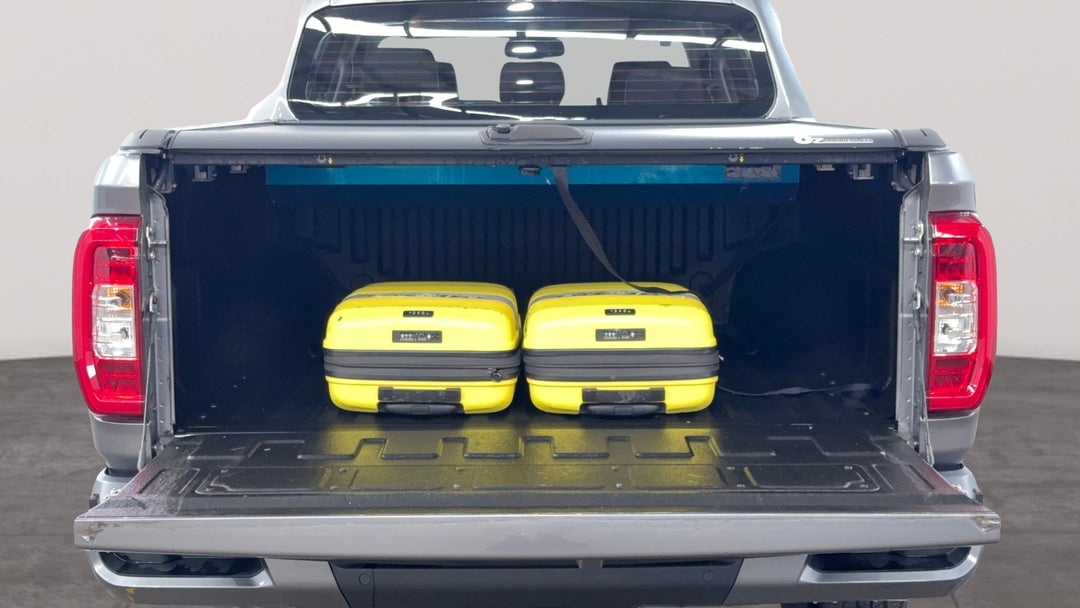 Boot Inside View with Luggage