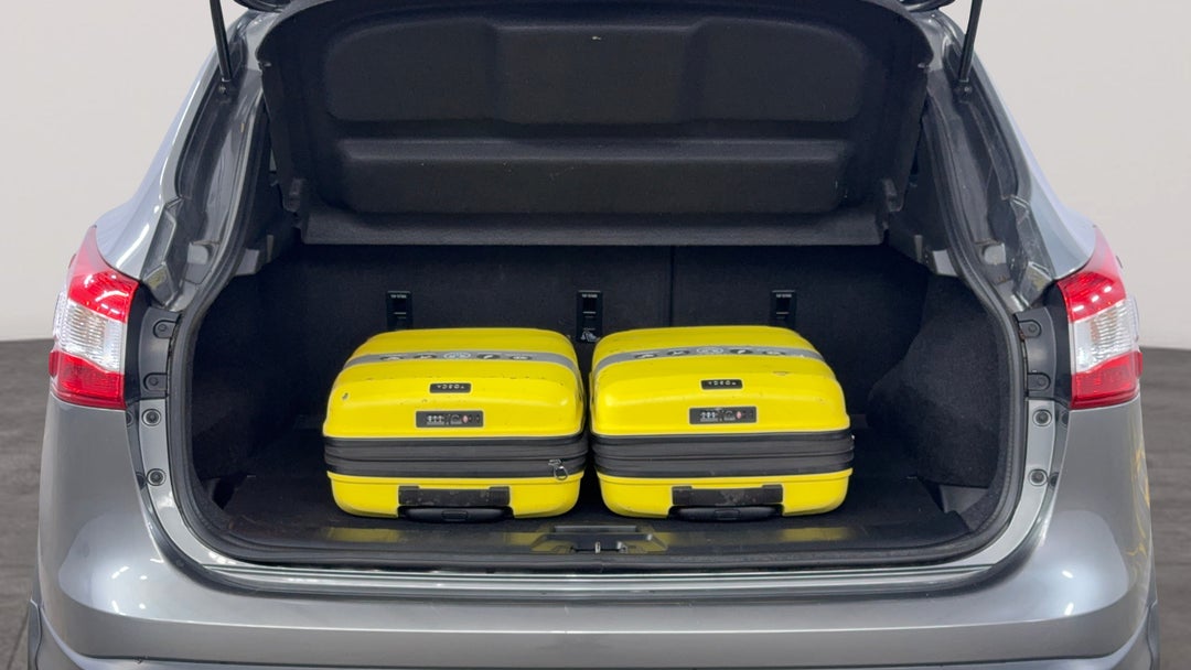 Boot Inside View with Luggage