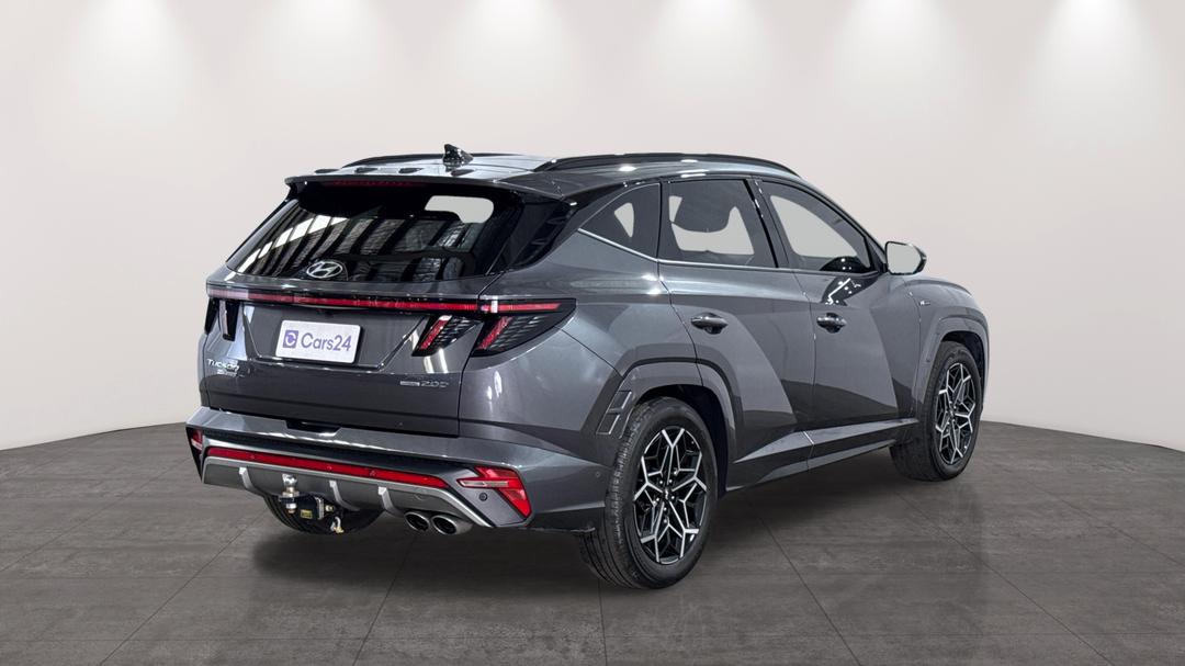 2023 Hyundai Tucson Highlander N Line (AWD), Automatic, 38688 km, Right Back Diagonal (45- Degree) View