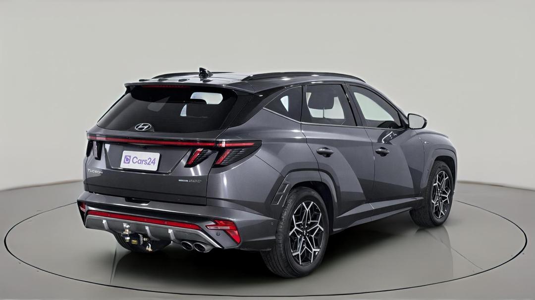2023 Hyundai Tucson Highlander N Line (AWD), Automatic, 38688 km, Right Back Diagonal (45- Degree) View