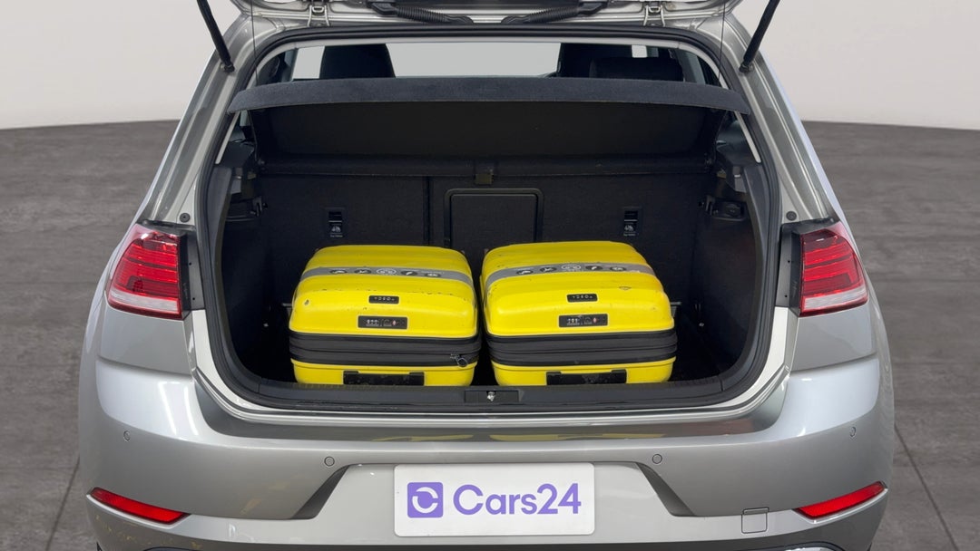 Boot Inside View with Luggage