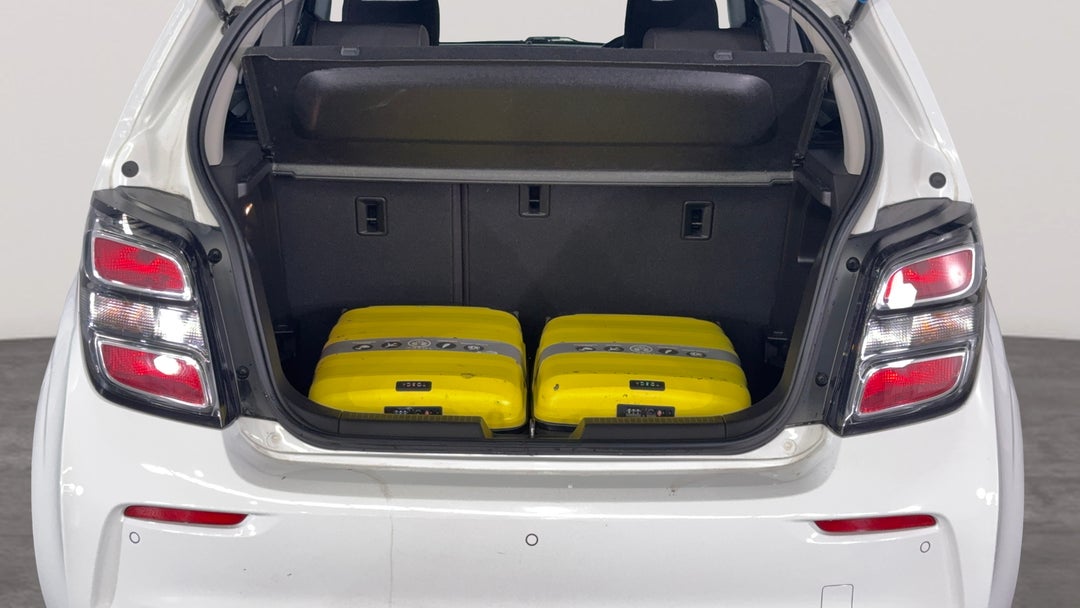 Boot Inside View with Luggage