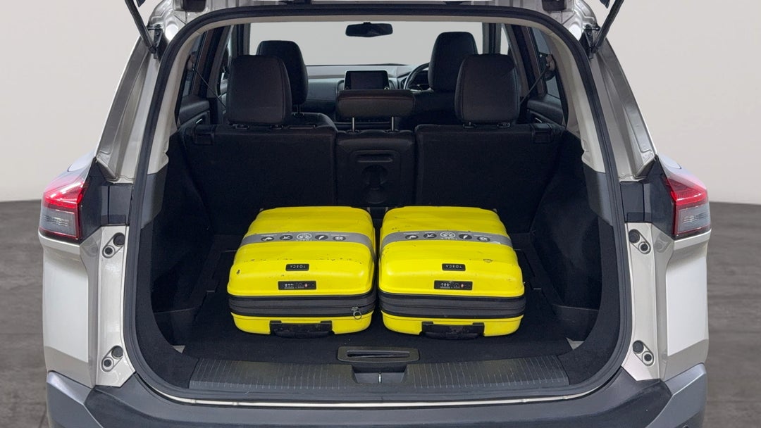 Boot Inside View with Luggage