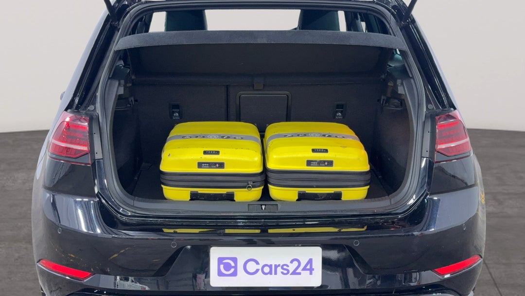 Boot Inside View with Luggage